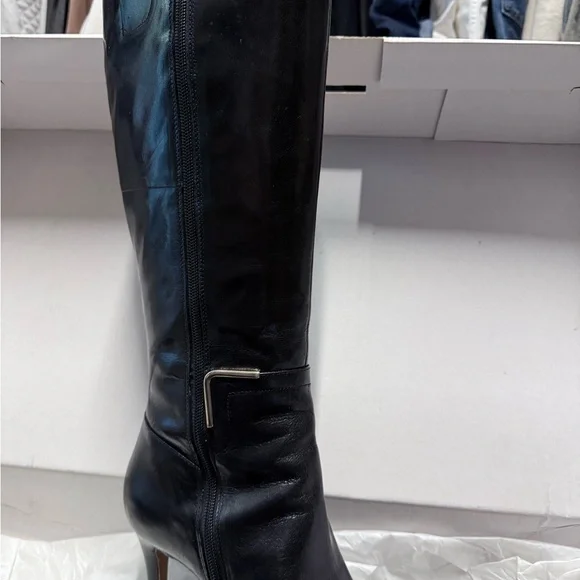 Nine West Black Heeled Boots - Picture 4 of 7